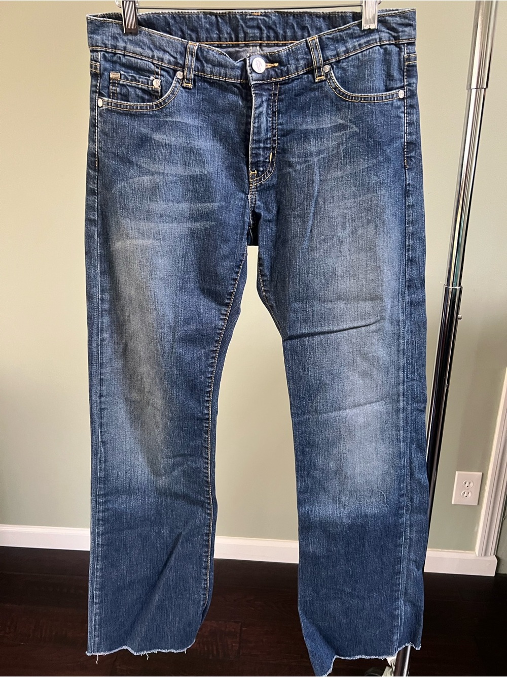 Blue Denim Jeans - Classic Straight Fit